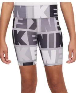 Nike - Girls- Dri-FIT One Bike Shorts - XL Smoke Gray- NWT $30 - Picture 1 of 7