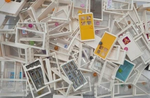 Lego Türen Fenster Gitter 10x STK MIX City Haus Haustür 1x4x6 Rahmen weiß - Bild 1 von 1