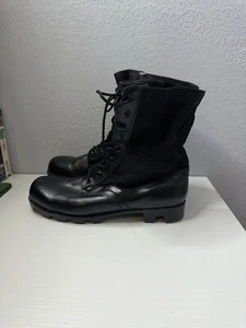 Stivali da combattimento vintage anni '80 anni '90 taglia 12 realizzati in USA - Foto 1 di 7