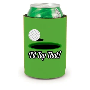 I'd Tap That lata de neopreno de fondo completo Coolie; elección de color; golf, putt, pelota - Imagen 1 de 7