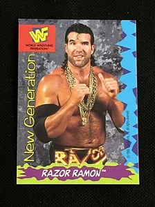 RAZOR RAMON 1995 GOOD HUMOR WWF WRESTLING ICE CREAM CARD (1) - Picture 1 of 2