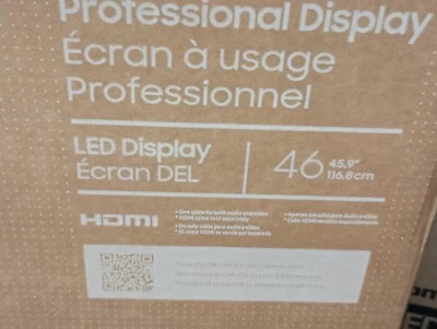 Коммерческий светодиодный дисплей высокой яркости Samsung OH46B 46 дюймов - Изображение 1 из 3