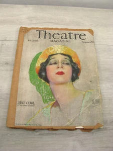 Theater Magazine agosto 1927 Spettacoli Arte Pubblicità Moda Attori Attrici Antico - Foto 1 di 14