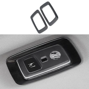 Fit For Volvo XC90 2016-2023 Black Titanium Rear Reading Lamp Frame Cover Trim - Picture 1 of 8