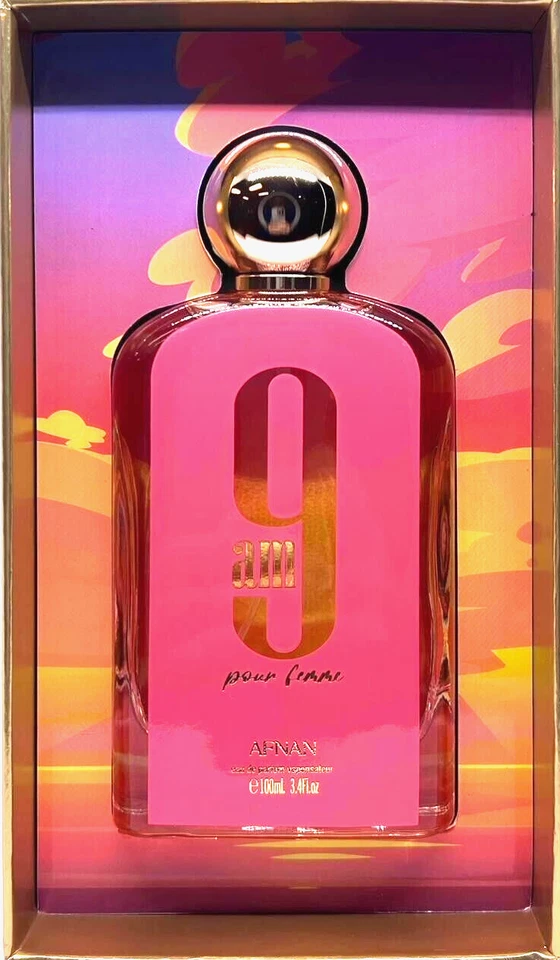 Afnan 9 AM Pour Femme By Afnan Perfumes EDP SPRAY 3.4 Ounce