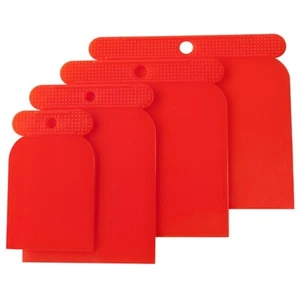 Juego de cuchillos de relleno de plástico hoja flexible 4 piezas reparación del cuerpo de relleno de masilla Reino Unido - Imagen 1 de 12