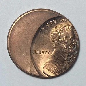 No Date (Zinc) Lincoln Memorial Cent Mint Error - Off Center BU - Picture 1 of 2