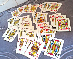 35 Vintage Ace Spielkarten alle Buben für Handwerk Junk Journal Männerhöhle Sammelalbum - Bild 1 von 5