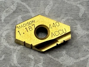 MADISON UTENSILI DA TAGLIO Duodex Vanga Inserti Accusize 1.187" T-15 HSS Serie II - Foto 1 di 5