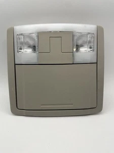2009-2012 Ford Flex Overhead Console Dome Light Map Lamp Assembly Storage Beige - Picture 1 of 5