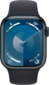 Apple Watch Series 9 41MM 2023 Boîtier Aluminium GPS + WiFi Minuit Batterie 100% - Photo 1 sur 11
