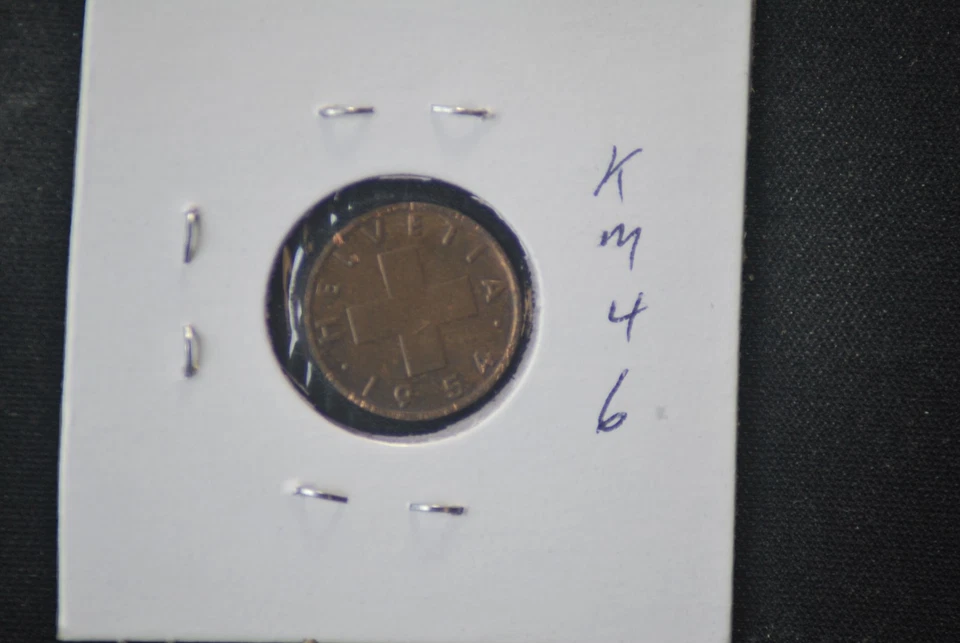 Switzerland 1 Rappen 1954 We combine Shipping - Image 1 of 2