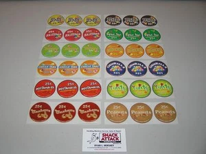 (36) VENDSTAR 3000 BULK CANDY VENDING MACHINE CANDY LABEL STICKERS / Free Ship! - Picture 1 of 2