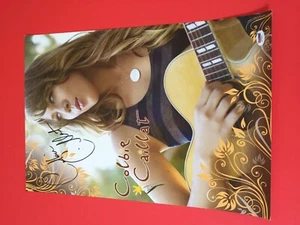 Póster de PSA/ADN firmado por Colbie Caillat automático 12,5x19 sin certificado de autenticidad - Imagen 1 de 2