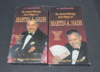 MARTIN A NASH THE CHARMING CHEAT MAGIC VOL 4-5 VHS TAPE NEW SEALED - Image 1 of 3