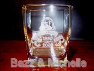 JACK DANIELS WHISKEY 150th BIRTHDAY ANNIVERSARY GLASS TUMBLER ~ BRAND NEW + RARE - Picture 1 of 4