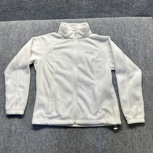 Chaqueta Columbia Mujer Extra Grande XL Blanca Cremallera Frontal Completa Senderismo Atletismo - Imagen 1 de 10