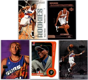 Lotto 5 carte Shawn Marion - Phoenix Suns - inserti Esordienti - Foto 1 di 11
