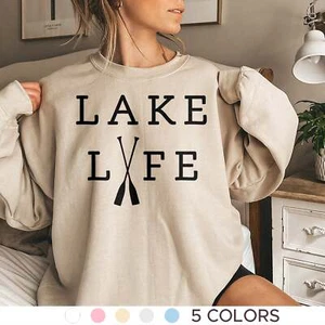 Lake Life Sweatshirt, Lake Vacation Shirt, Lake House, Family Lake Shirt, - Picture 1 of 15