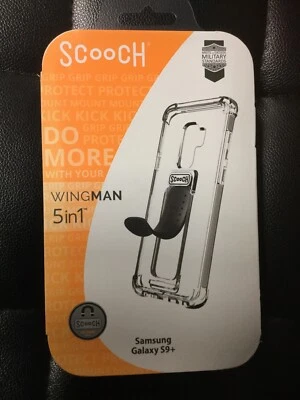 Funda protectora de montaje con agarre Scooch Wingman OEM 5 en 1 para Samsung Galaxy S9+ Foto 1 de 4