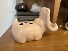 Vintage Pink Hippo Hippopotamus Toothbrush & Toothpaste or Soap Holder 1970's