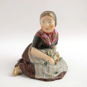 Royal Copenhagen Porcelain 3 3/4" Faro Island Girl Figurine (12416) - Picture 1 of 11