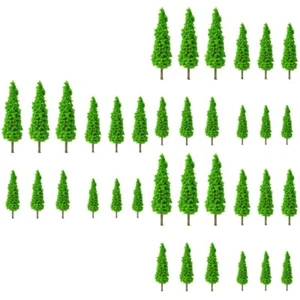 12 piezas Paisaje Árbol Árbol Árboles Falsos Diorama Decorativo Ferrocarril Paisaje - Imagen 1 de 12