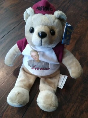 NSYNC Lance Bass Bear Cubs Edición Limitada 2000 Peluche Sin Cuerdas Gorro Foto 1 de 4
