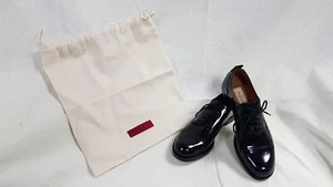 NUOVE scarpe eleganti stringate Valentino Garavani donna in pelle nera taglia UK 2,5 EU - Foto 1 di 12