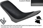 BLACK & GREY CUSTOM FITS CAGIVA SUPERCITY 125 DUAL LEATHER SEAT COVER