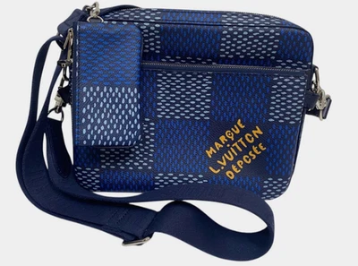 ULTRA RARO Louis Vuitton Damier Heritage Trio Mensajero N40694 Bolso de Hombro Moneda Foto 1 de 4