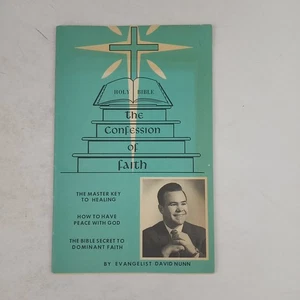 Holy Bible The Confession of Faith - Evangelist David Nunn - Assembly of God - Imagen 1 de 5