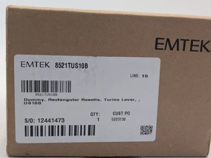 Emtek 8521T Attrappe, rechteckige Rosette, Turino Hebel Bronze mit Ölschliff - Bild 1 von 11