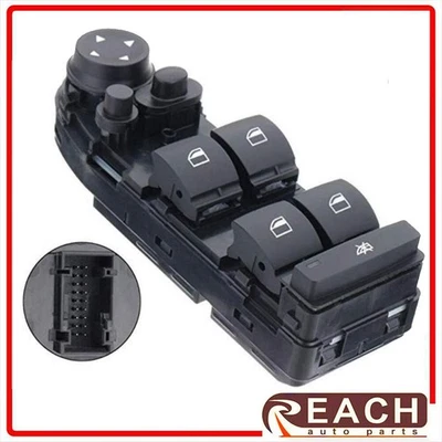 Interruptor de ventana eléctrica delantero izquierdo bmw x5 2007-2013 bmw x6 2008-2019 61319122117 Foto 1 de 4
