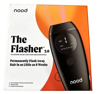 Auricular depilación láser Nood The Flasher 2.0 IPL - NEGRO - NUEVO - caja abierta Foto 1 de 4