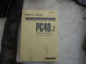 ORIGINALE KOMATSU PC40-7 PARTI MANUALE SER. 18001 E oltre - Foto 1 di 3