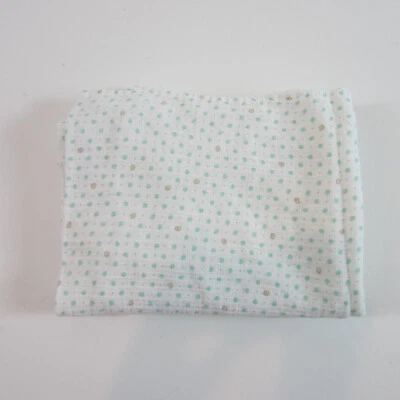 aden and anais mini remolino punto envoltura verde punto gris remolino Foto 1 de 4