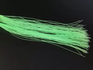 LEUCHTEN IM DUNKELN FLASHABOU - Fliegenbindung Blitzmaterial - 12 Zoll Hank - NEU! - Bild 1 von 4