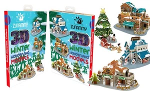 Zunammy Winter Wonderland - Rompecabezas 3D Modelo emergente / Juego de 4 piezas - Imagen 1 de 8