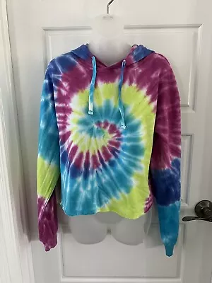 Local Scene Bull’s Eye Tye Dye Hoodie New Size Junior Lg - Image 1 of 4