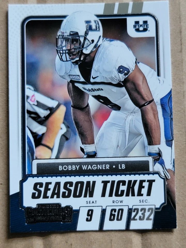 Bobby Wagner 2021 Panini Contenders Season Ticket Football Card #84 - Image 1 of 4