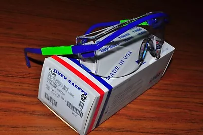 UVEX Astro Spec Purple/Green/Purple Frame,Clear Lens SafetyGlass S138 USA - Image 1 of 4