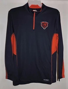 Chicago Bears Football Men's Majestic Cool Base Half Zip Sweatshirt Medium NWT - Picture 1 of 2