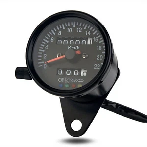 Retro Motorcycle Mechanical Speedometer w/ 220km/h L5A6 - Picture 1 of 11