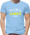 Don'T Worry It's A James Sache Herren T - Shirt - Familienname Eigener Name