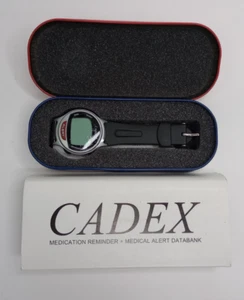 e-pill CADEX 12 ALARM Medication Reminder and Medical ALERT DATA Watch - Picture 1 of 7