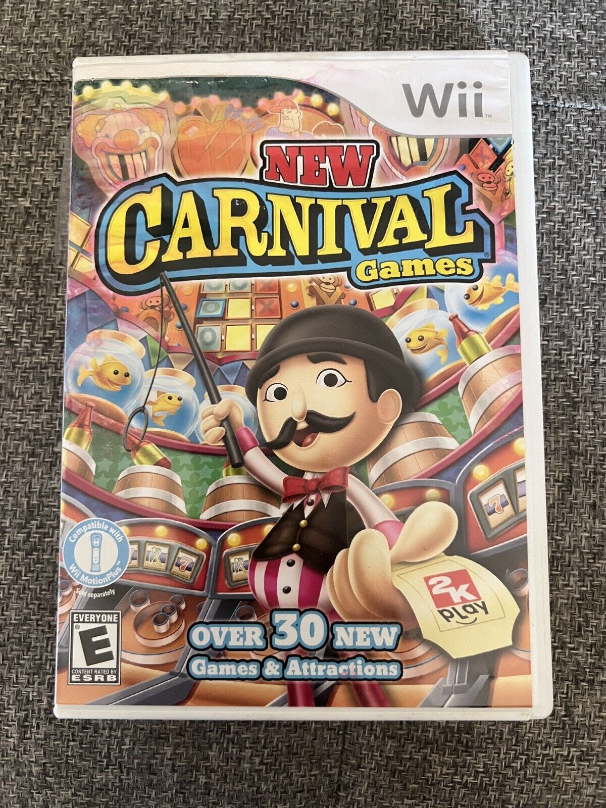 New Carnival Games (Nintendo Wii, 2010) COMPLETE 