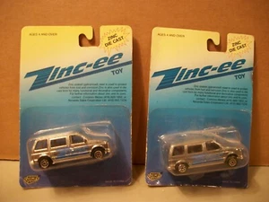 Rare Zinc-ee Road Champs Lot of 2 Cominco Toy Mini Van Canada New Never Opened - Picture 1 of 3