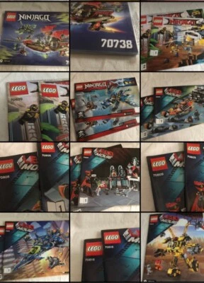 Lego instructions seules, Batman, Movie, Star Wars, Ninjago, City, Creator, etc. - Photo 1/4