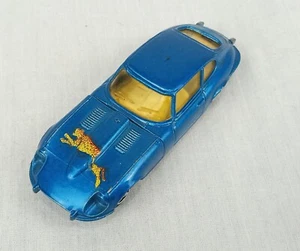 Vintage 1970's Majorette # 207 blue Jaguar E type V 12 France 1:60 - Picture 1 of 7